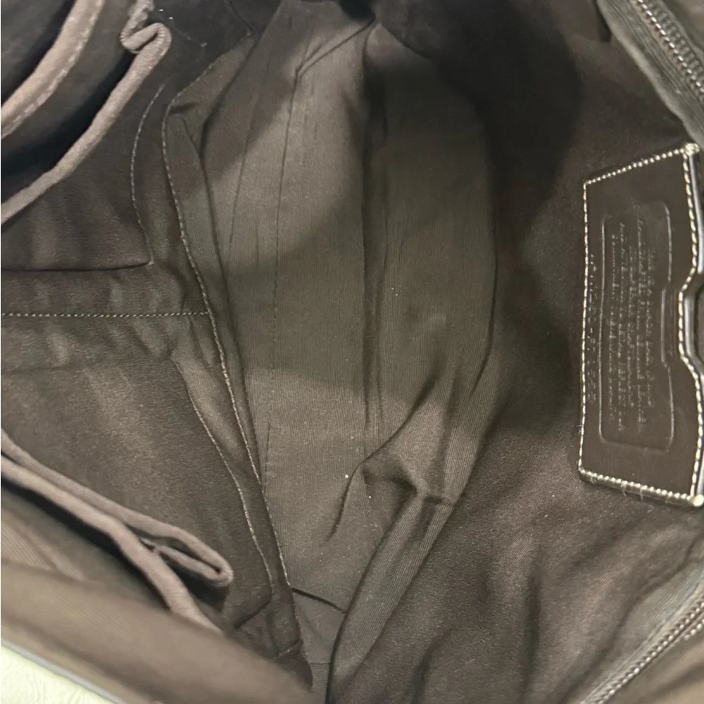 Coach Men's Brown Leather Messenger Bag